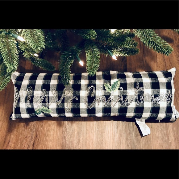 Merry Christmas Buffalo Check Pillow Cover - Picture 7 of 11